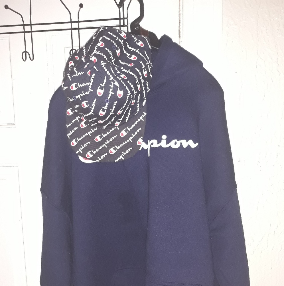 Champion Hoodie Sweater With Hat